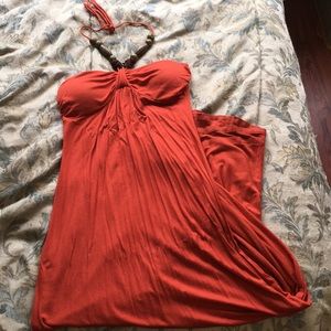Halter strap summer dress